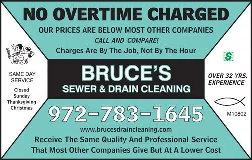 Sewer and drain cleaning services